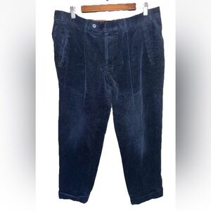 Hitl Men’s The Ultimate Trouser Black Corduroy Straight Leg Work Pants 36x27 EUC